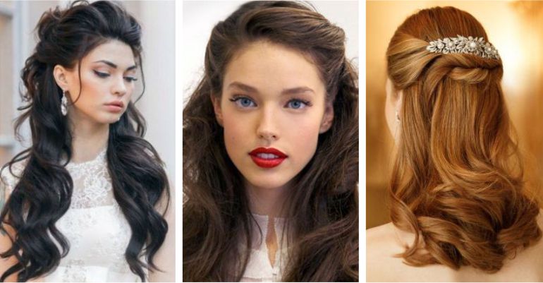 penteados para casamento cabelo comprido madrinha
