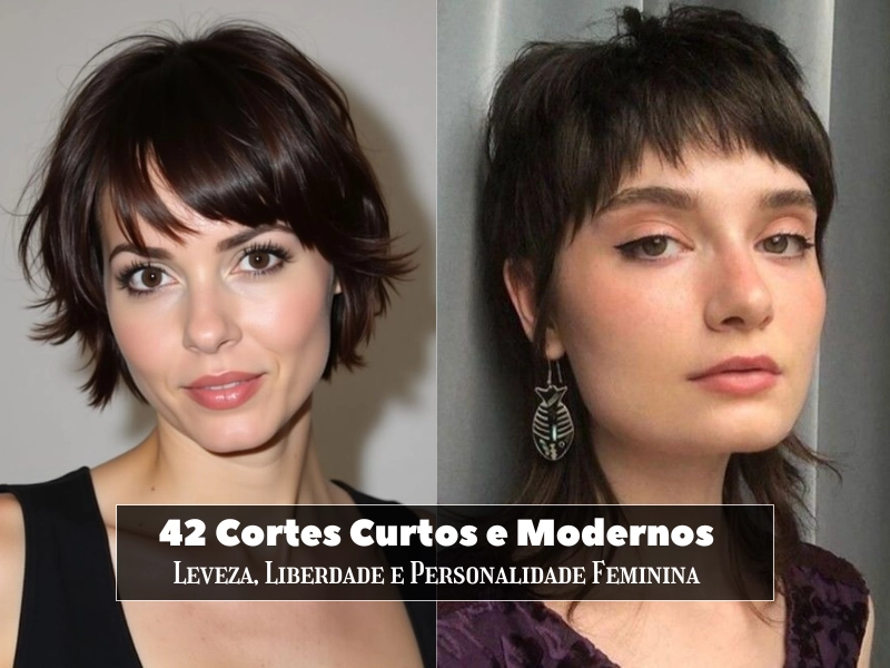 cabelo médio com franja ondulado