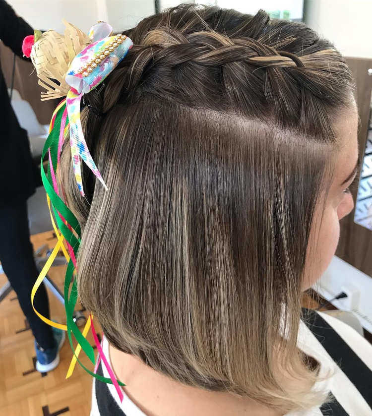 ideias de cabelo para festa junina solto