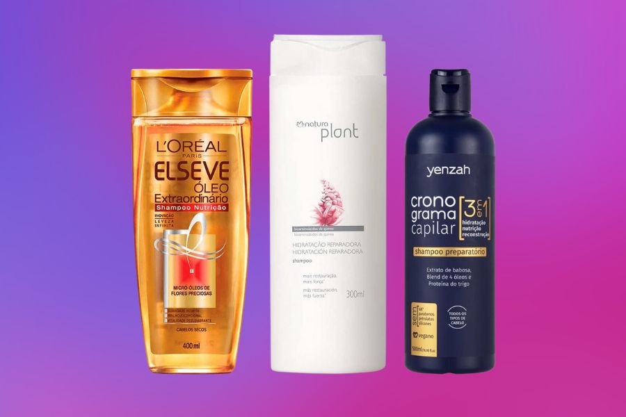shampoo reconstrutor para cabelos quebradiços