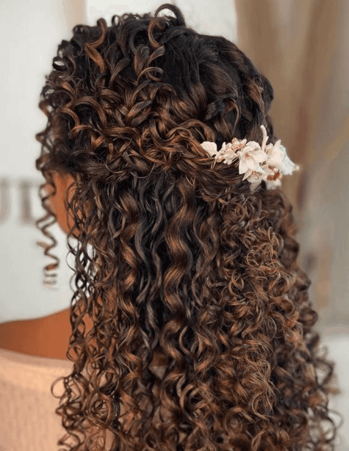 penteados para casamento convidada simples