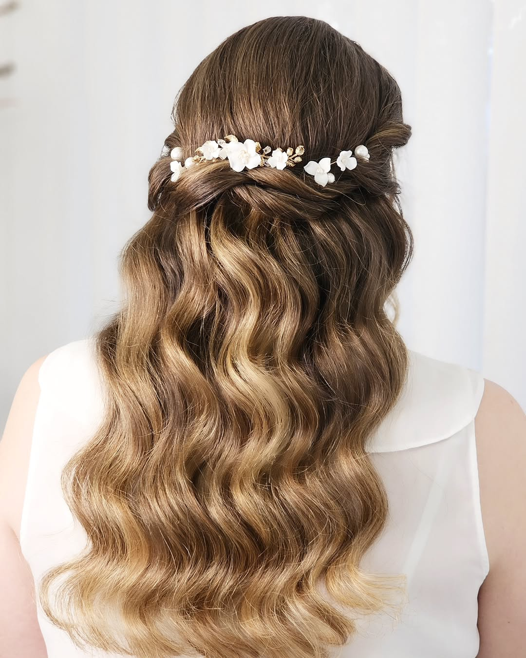 como fazer penteado cabelo solto casamento