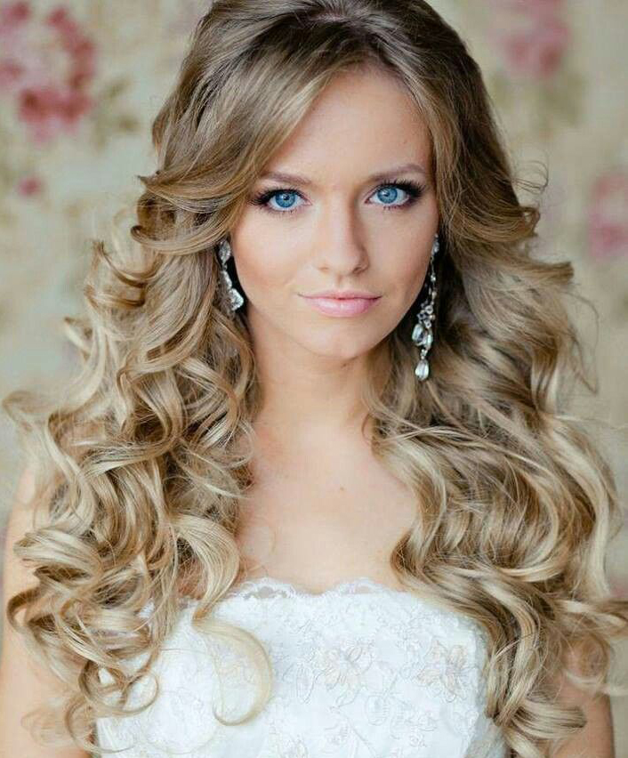 penteados simples para casamento cabelo solto