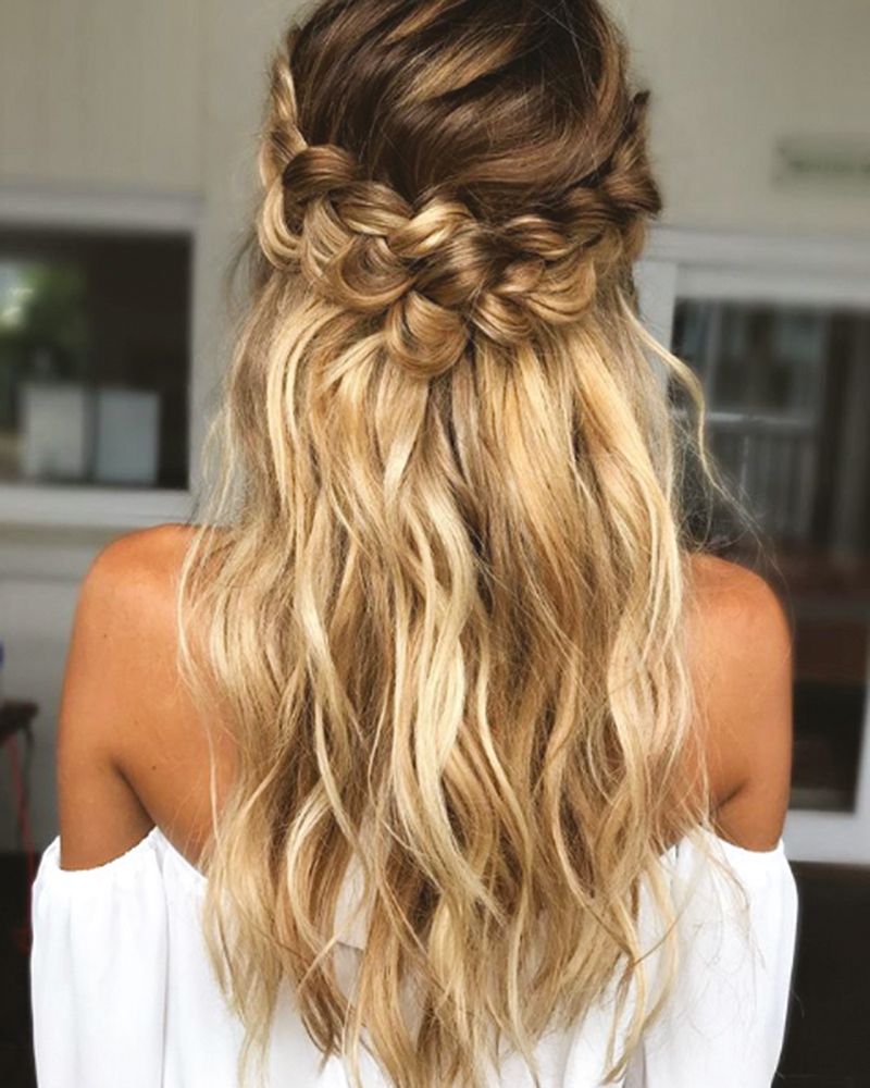 penteados para casamento cabelo solto com ondas