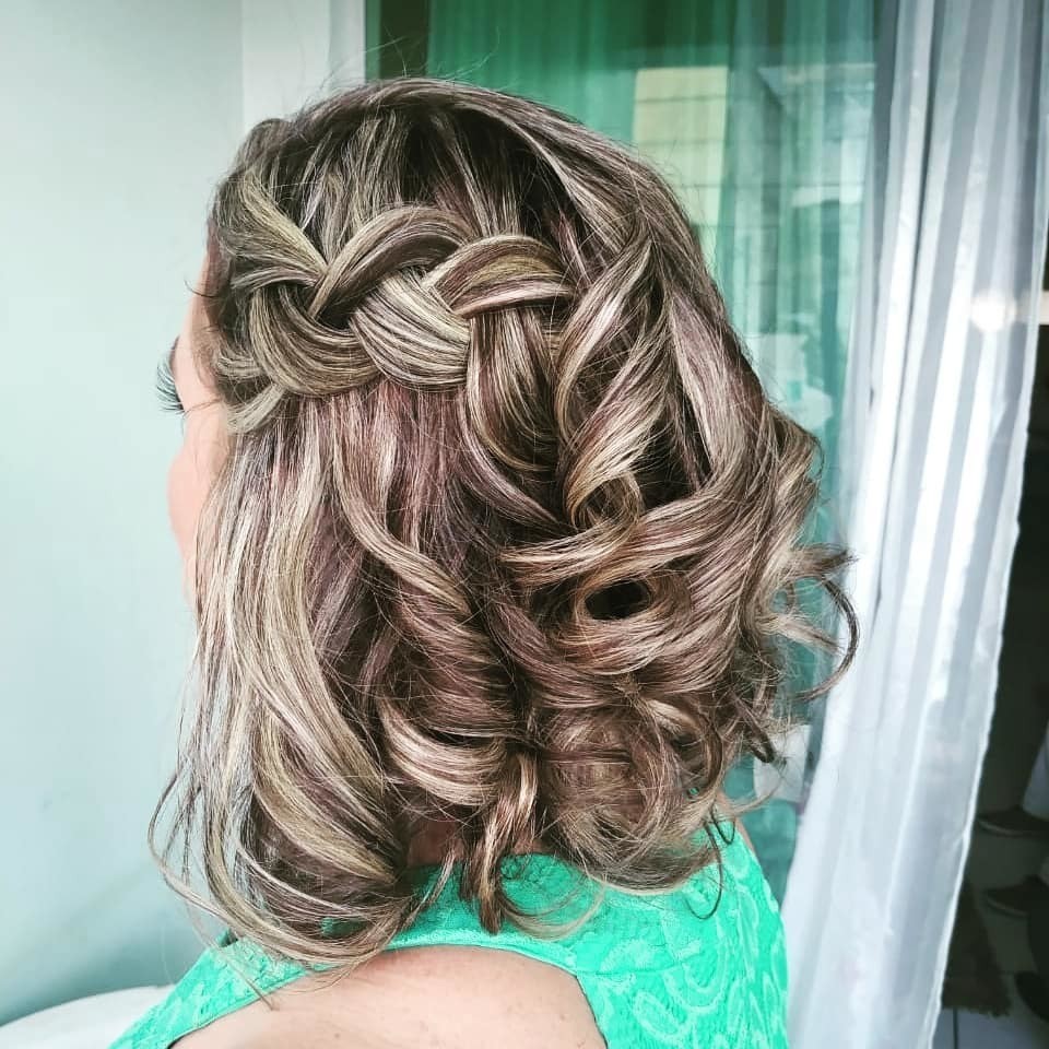 penteados para casamento cabelo solto para madrinha