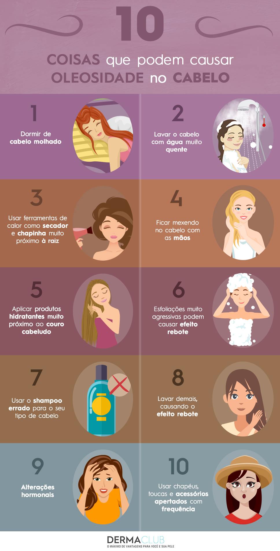 como lavar cabelo liso oleoso