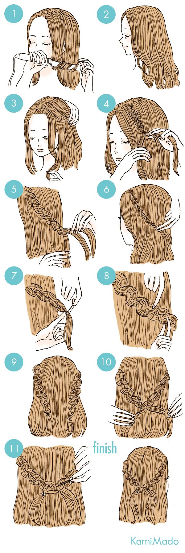 penteados para adolescentes cabelo liso escola