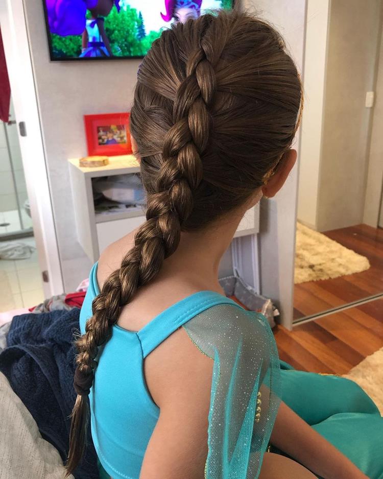 penteados para cabelo liso comprido escola