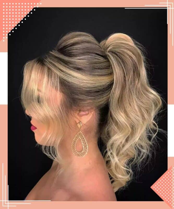 penteado para madrinha com rabo de cavalo
