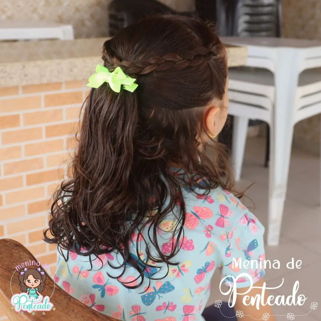 ideias de penteados para crianças
