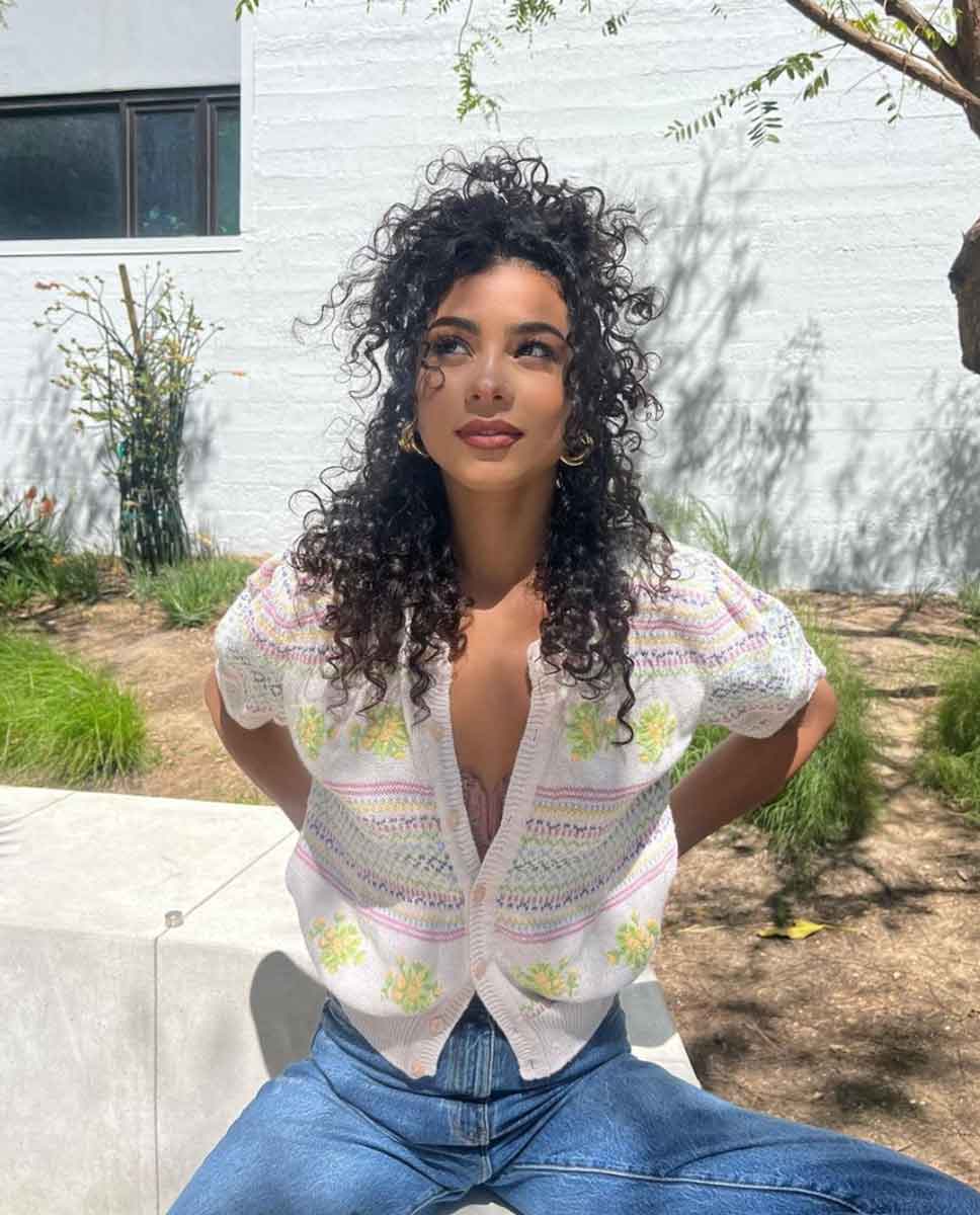 penteados para cabelo cacheado longo