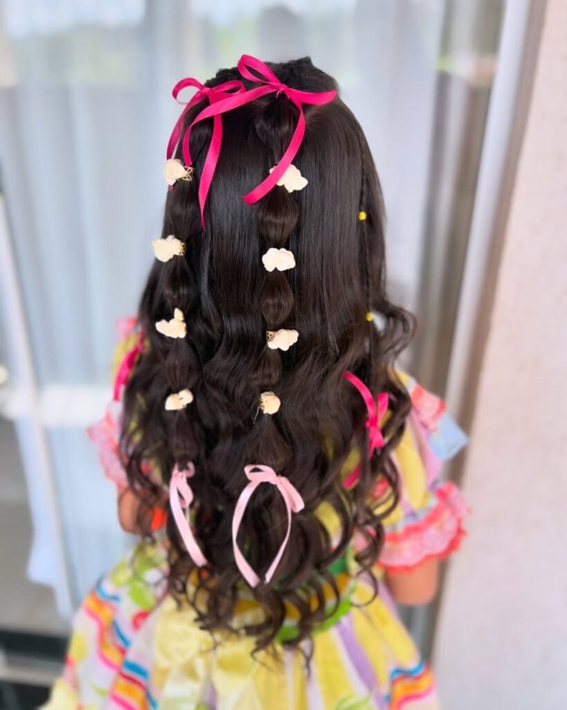 inspiração penteado infantil