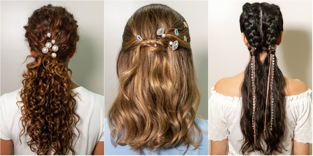 penteados para cabelo longo