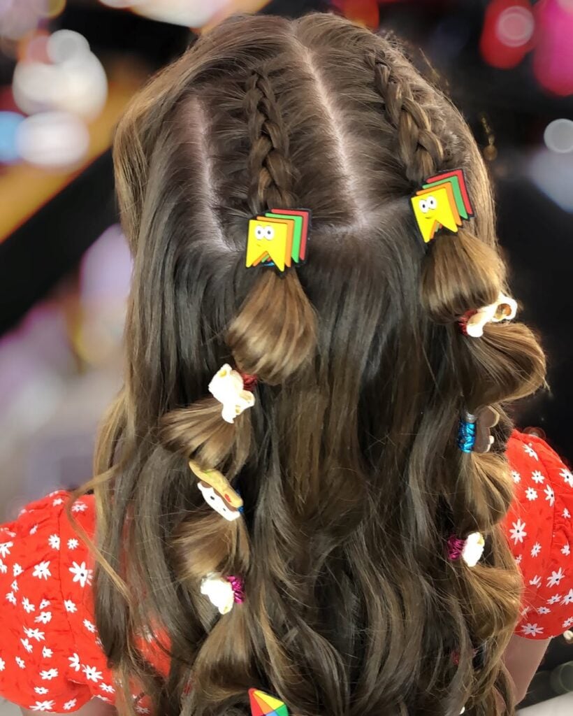 tutoriais de penteado infantil