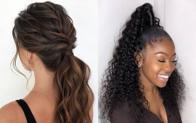 penteados para disfarçar cabelo oleoso