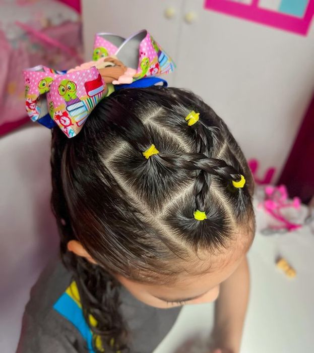 penteado infantil rápido