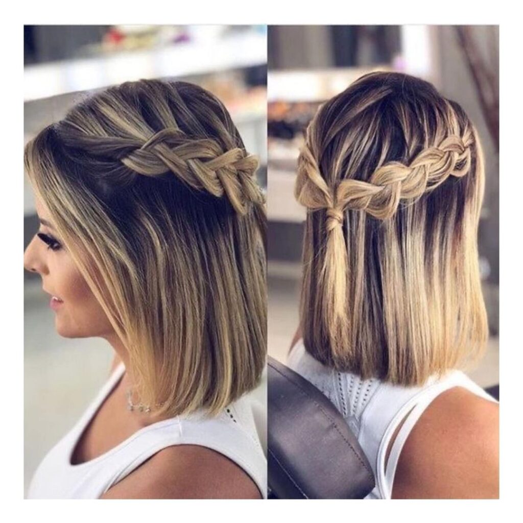 penteados para cabelo liso rápido