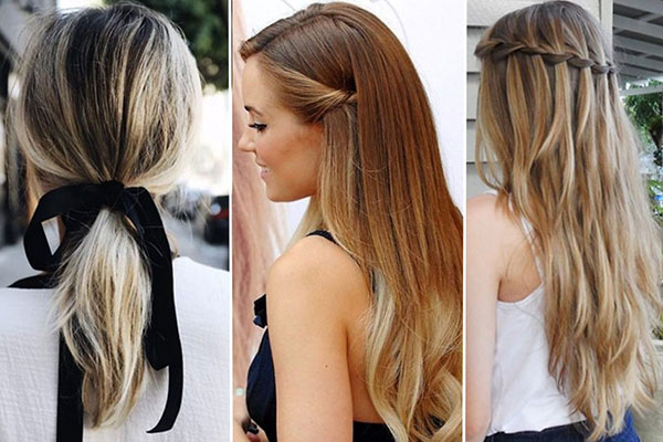 penteados com franja cabelo liso