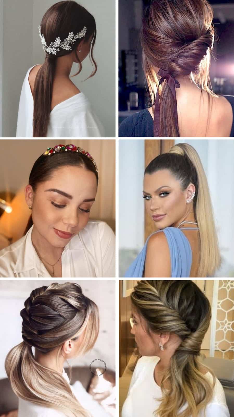 penteados simples para o dia a dia cabelo liso