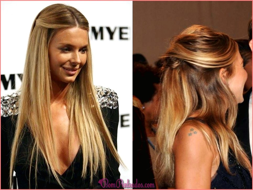penteado liso festa madrinha