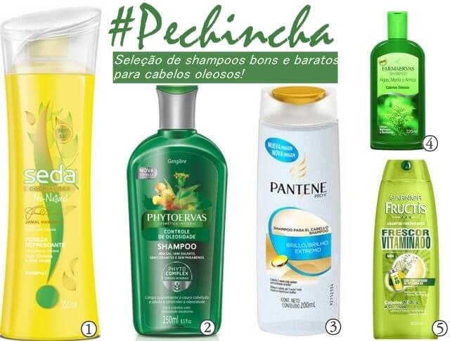 shampoo controle de oleosidade cabelo pesado
