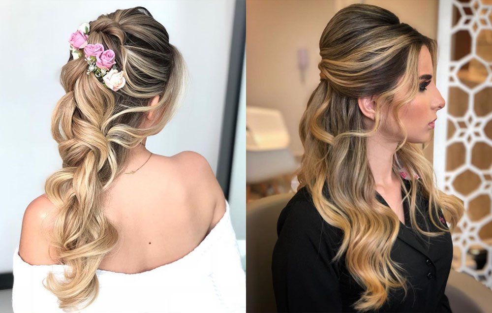 penteados fáceis para cabelo cacheado