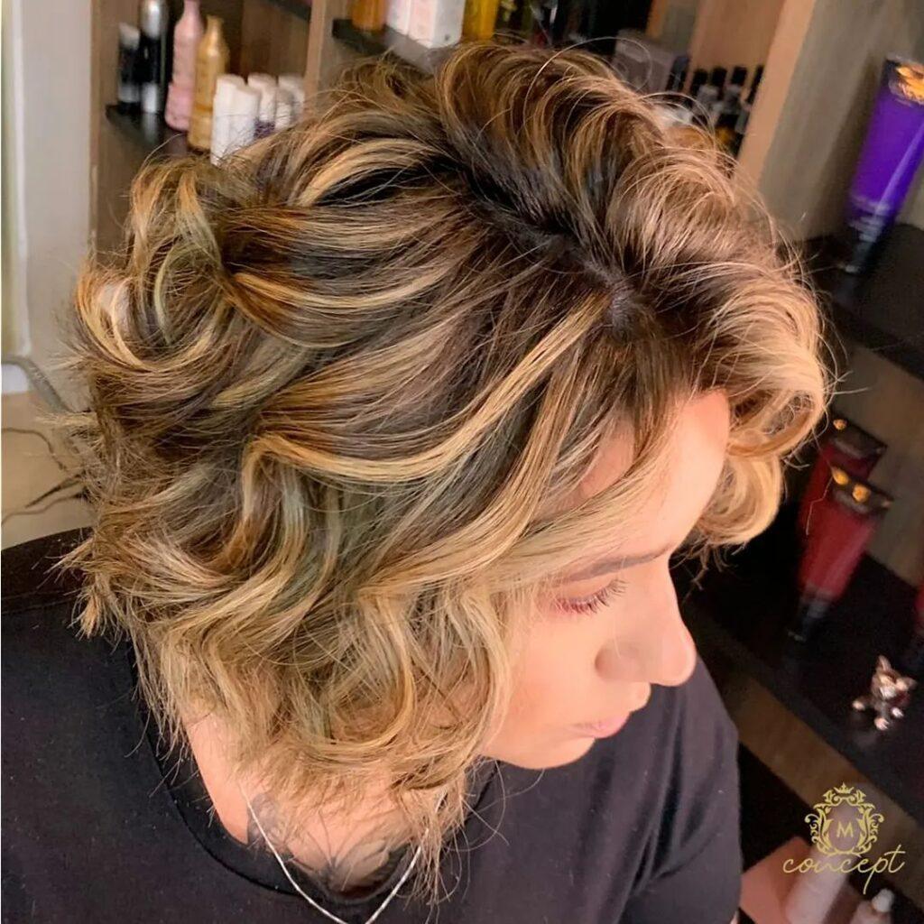 honey balayage morena