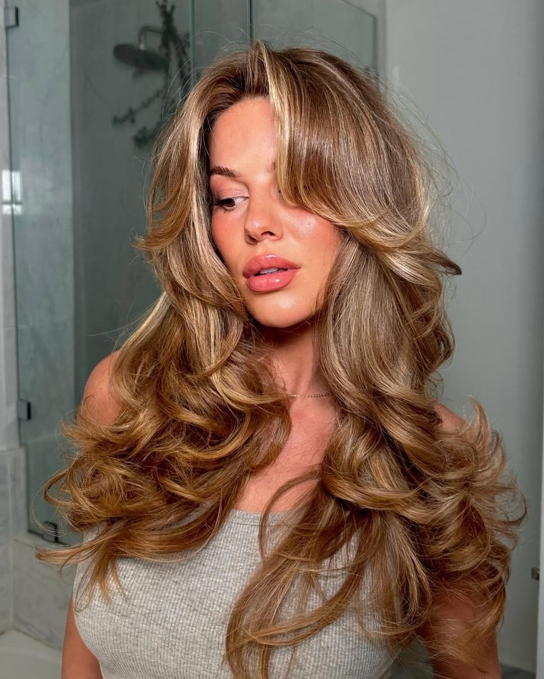 balayage vs luzes em morenas