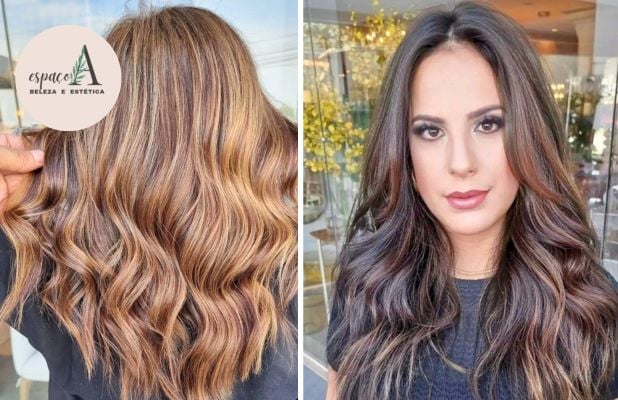 melhores mechas para morenas 2026