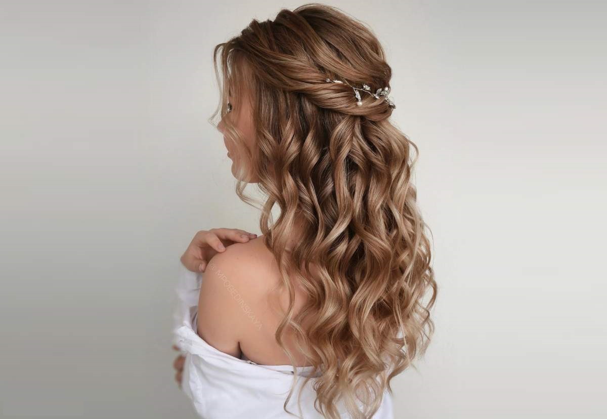 penteado cabelo liso festa 15 anos simples