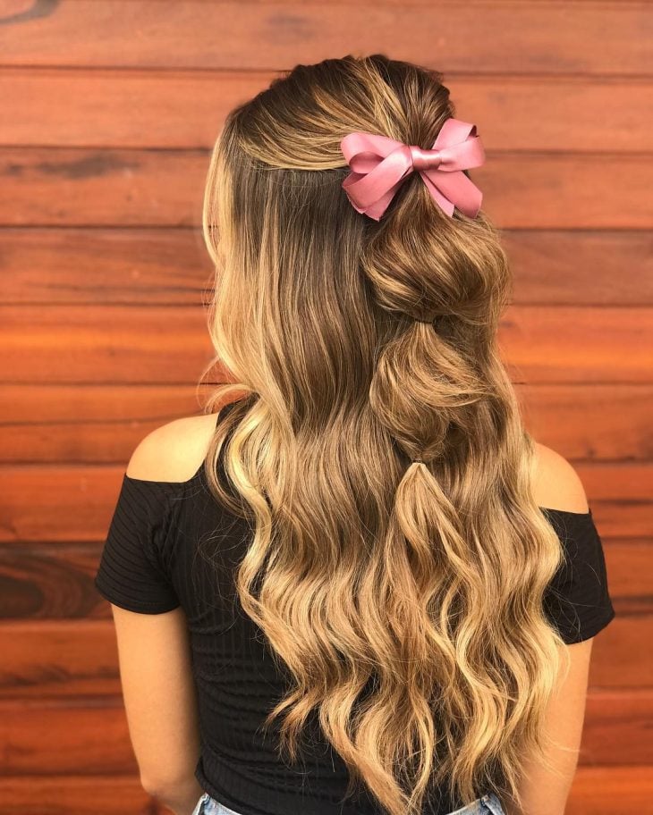penteados para cabelo liso em festas