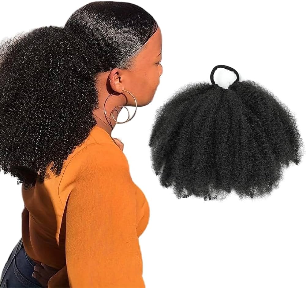 penteado afro com baby hair