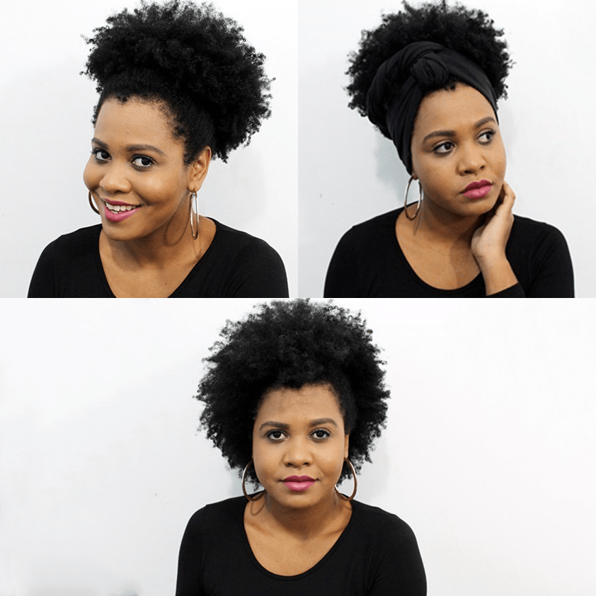 penteado afro rápido