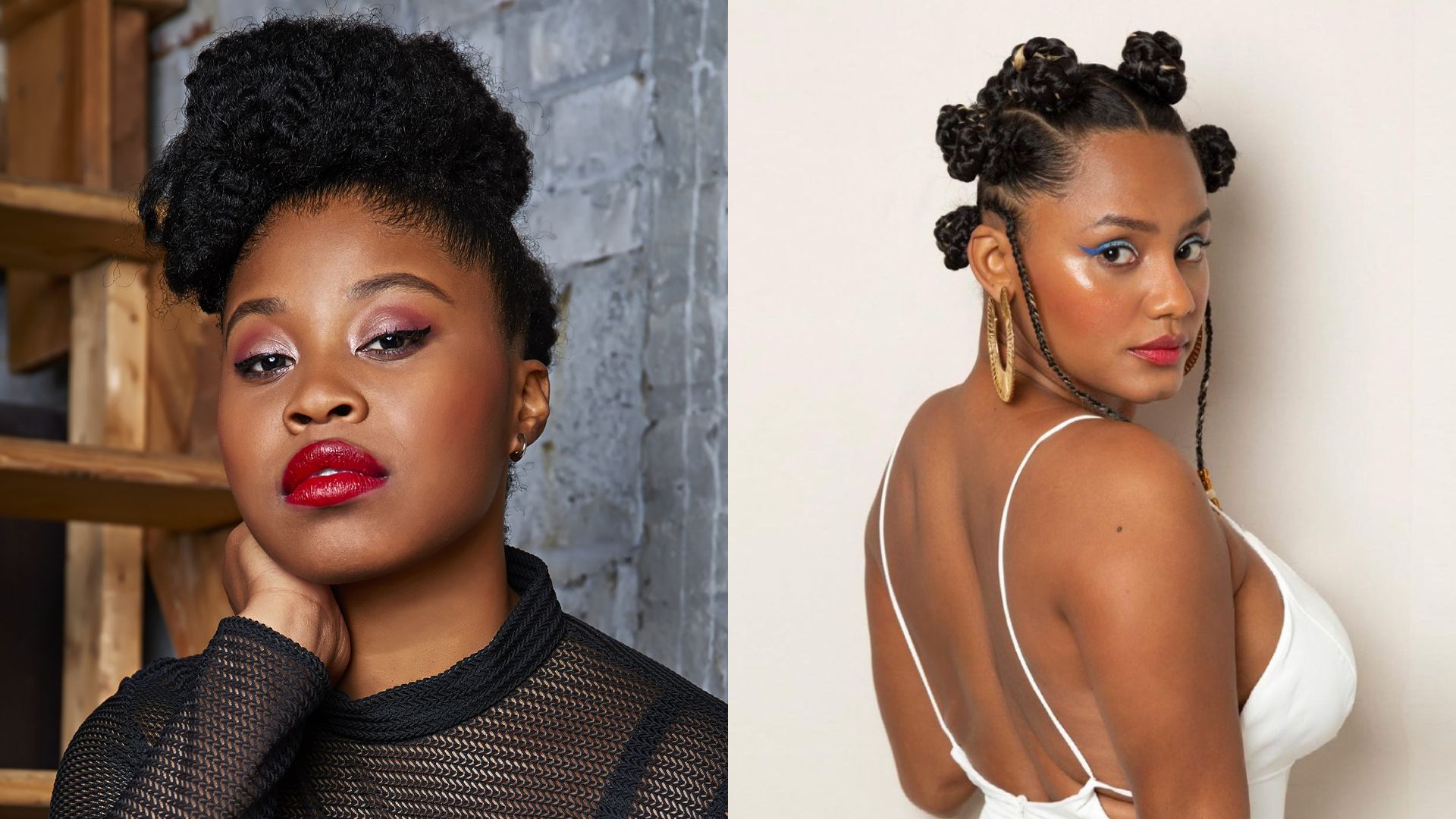 penteado afro natural