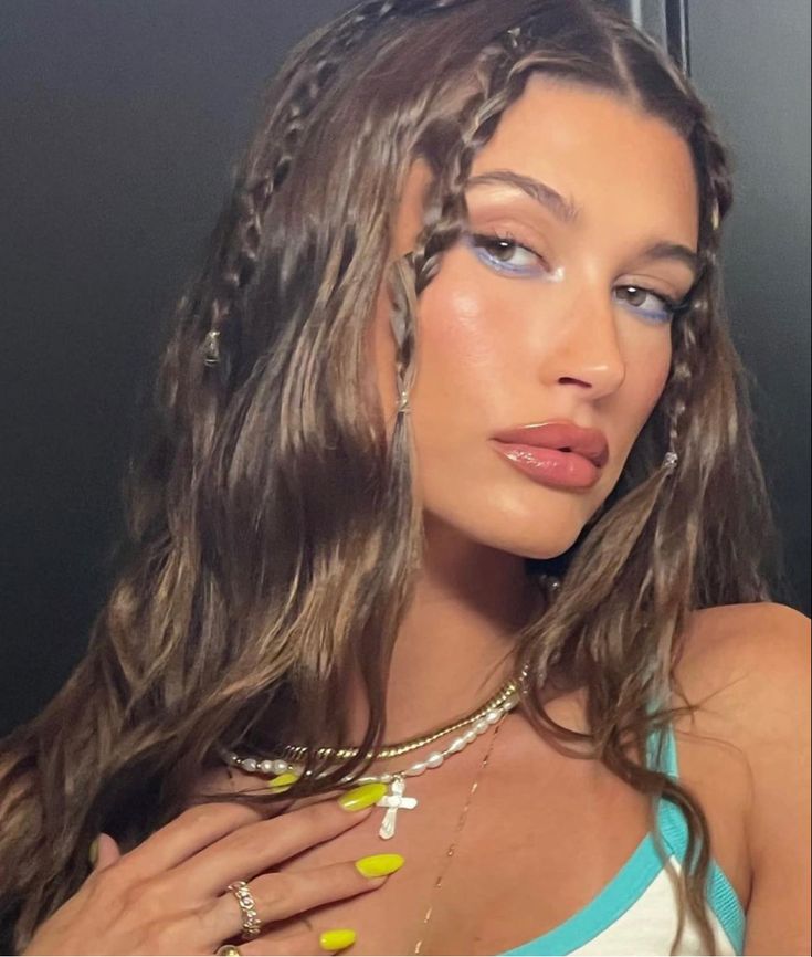 estilo Y2K cabelo