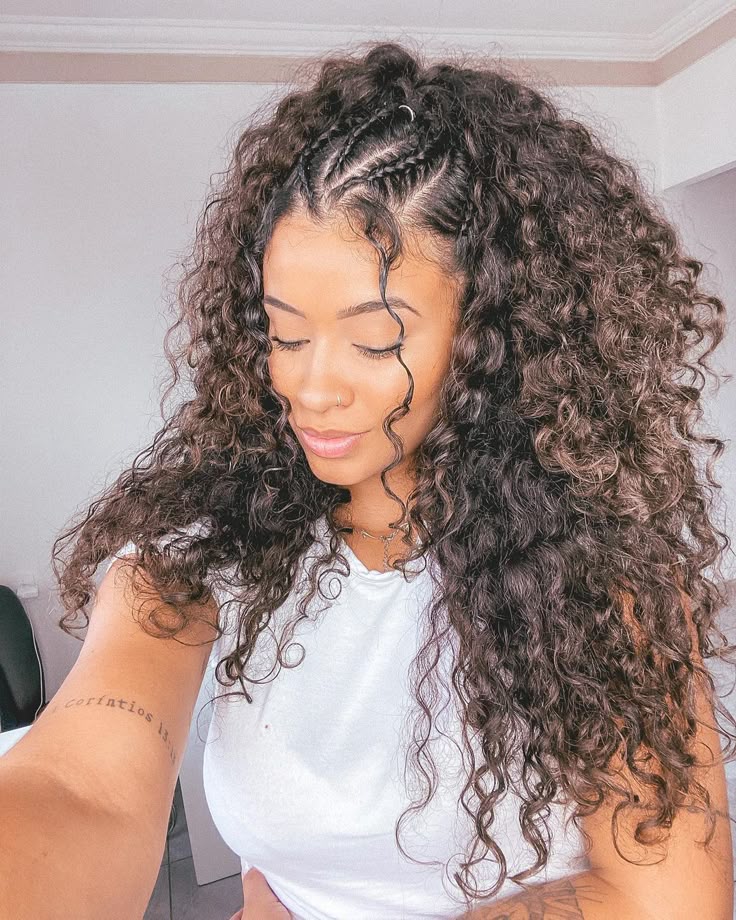 penteados para festa cabelo cacheado