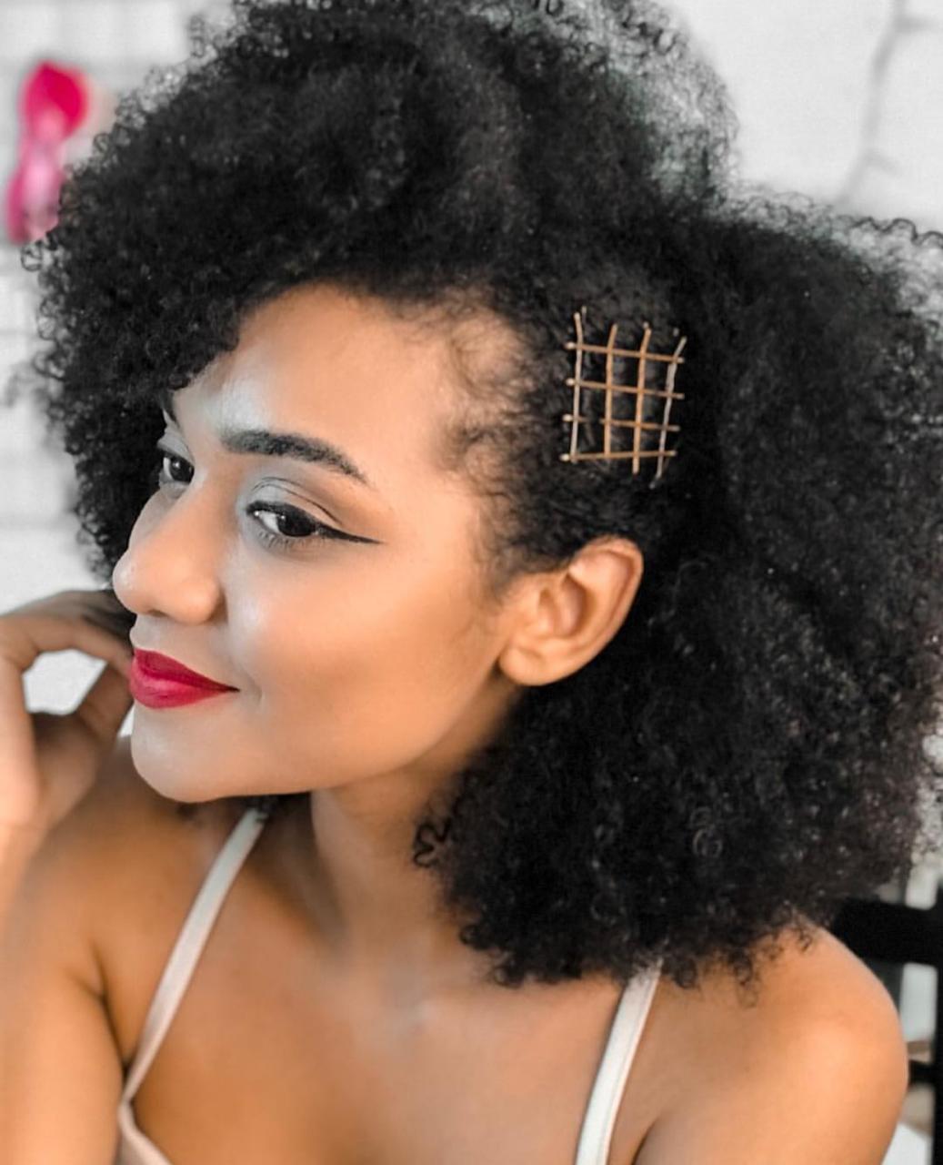 acessórios para cabelo cacheado curto casamento