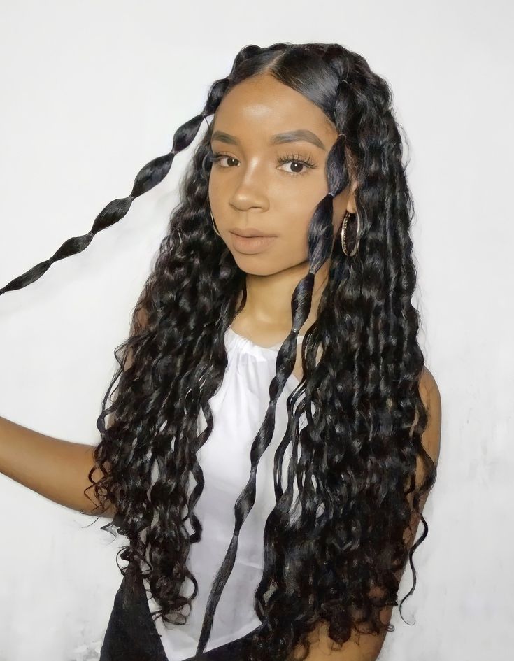 penteado cabelo cacheado solto com trança