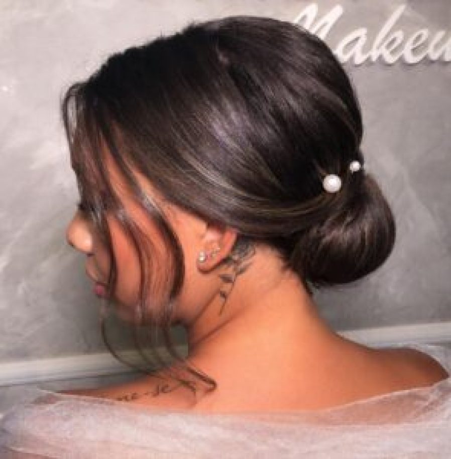 penteados para casamento cabelo curto madrinha