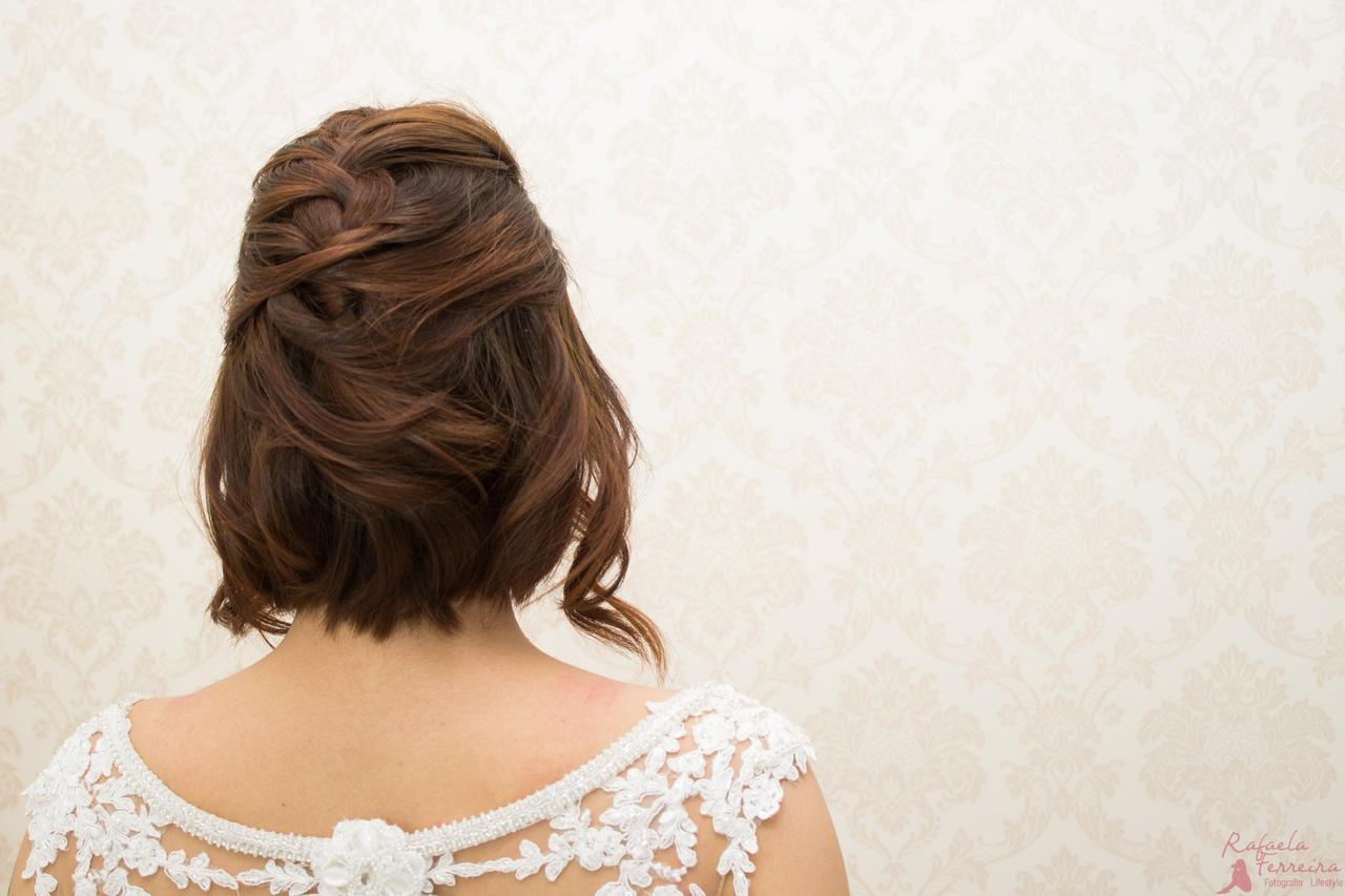 penteados para casamento cabelo curto dia
