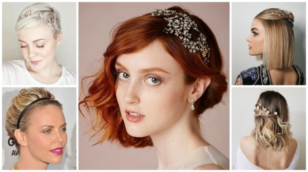 penteados curtos e elegantes para casamento