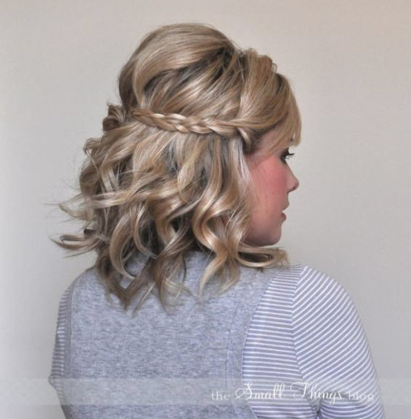 penteado para madrinha cabelo na altura da orelha