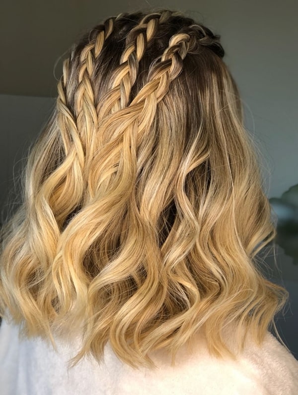 penteado moderno cabelo curto madrinha