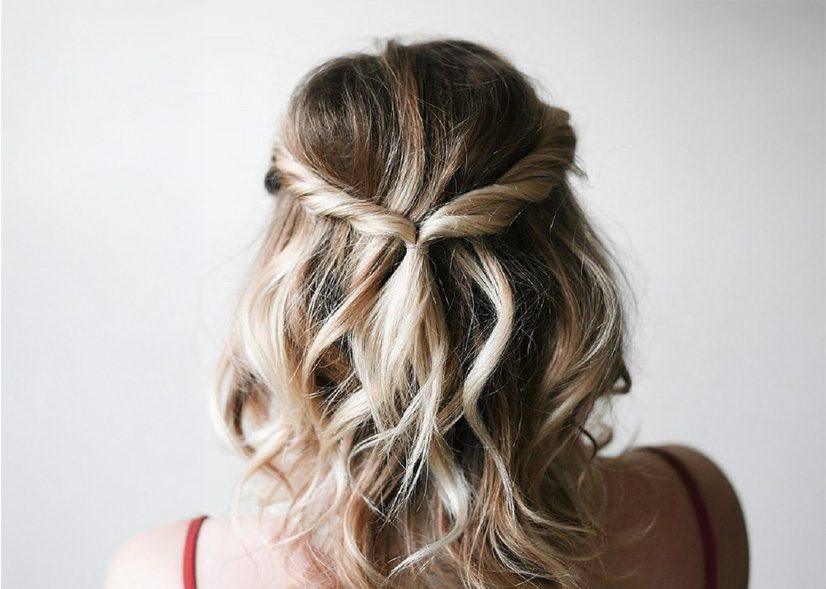 penteado fácil cabelo curto madrinha