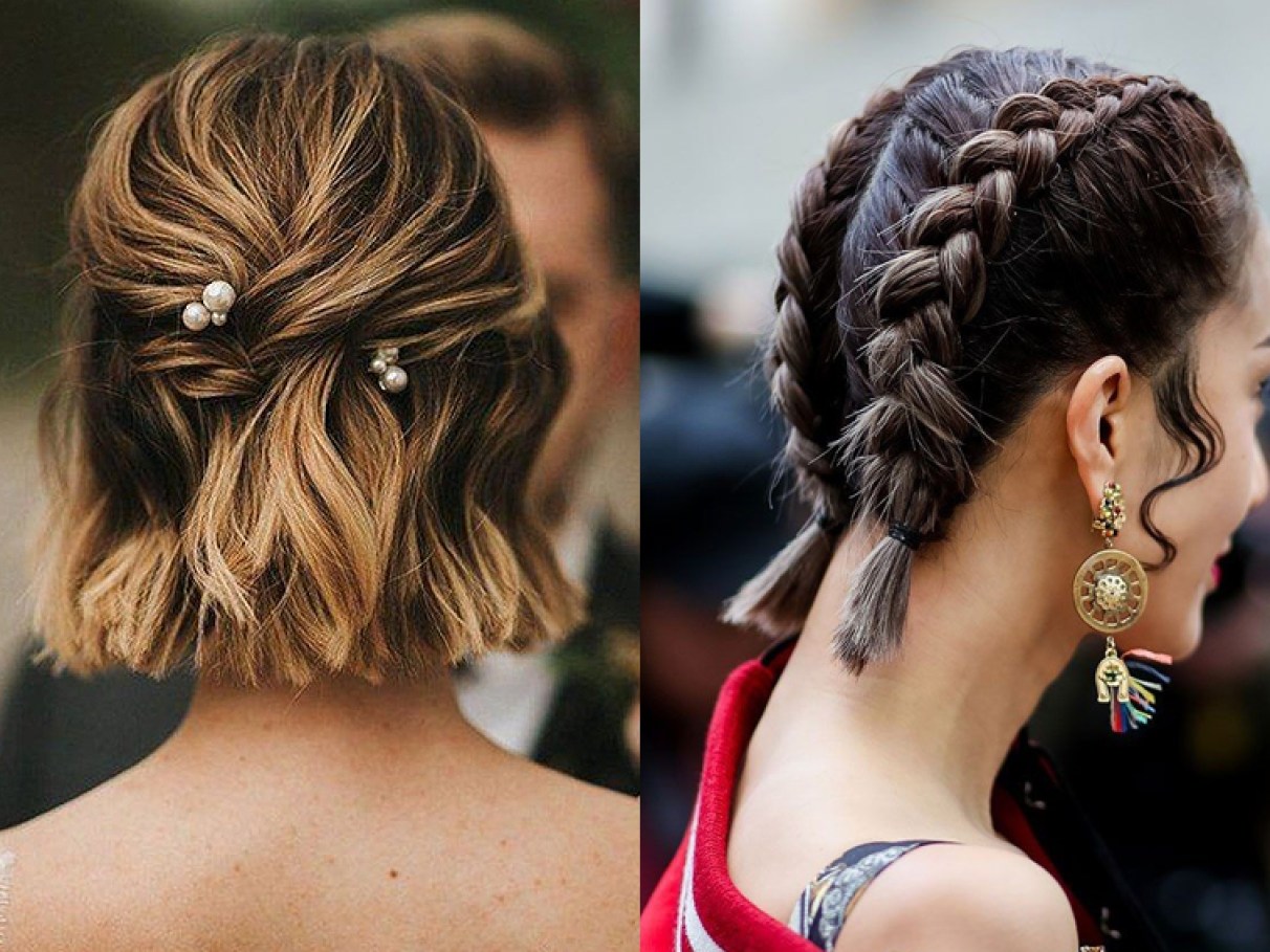 cabelo curto estiloso e prático
