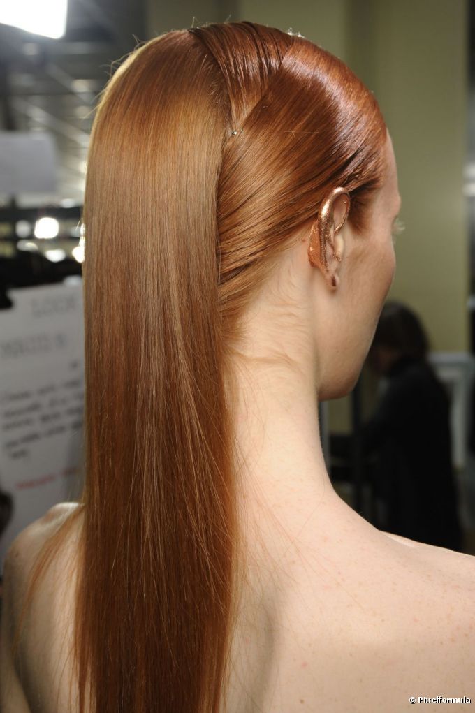 penteado cabelo liso fácil