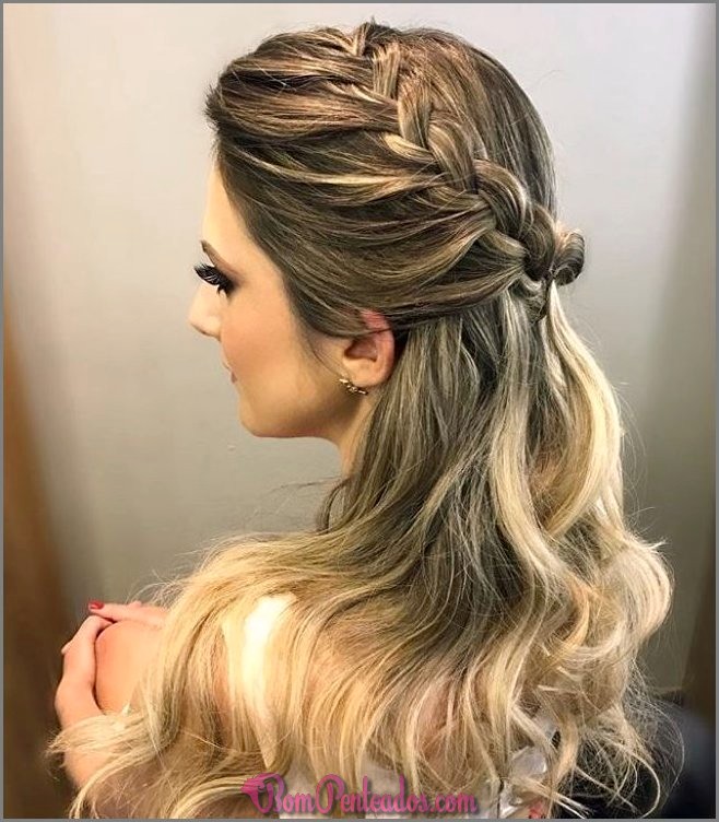 penteados para cabelo longo dia a dia