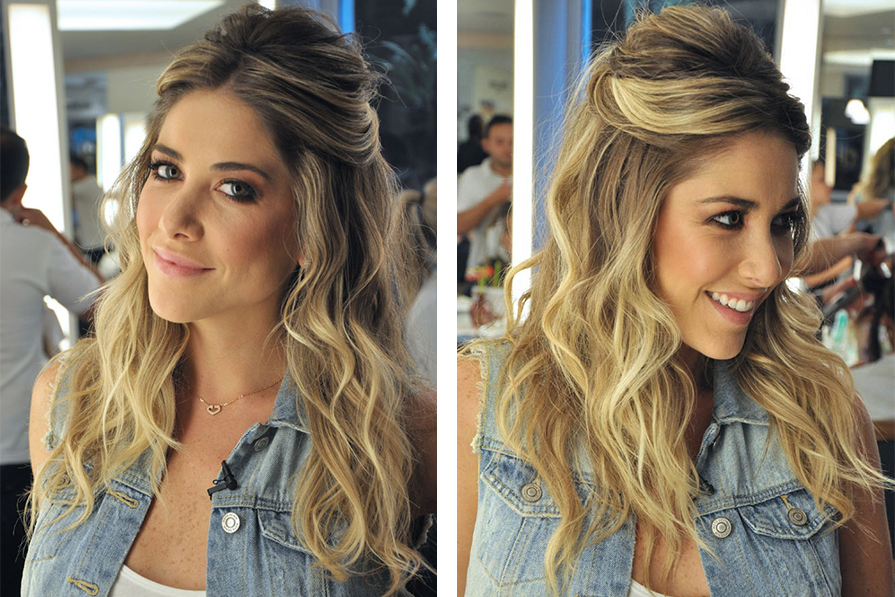 como arrumar cabelo liso longo
