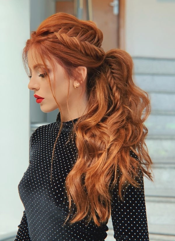 penteado madrinha casamento civil