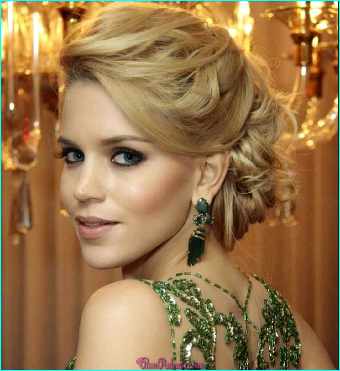 penteado mãe do noivo semipreso